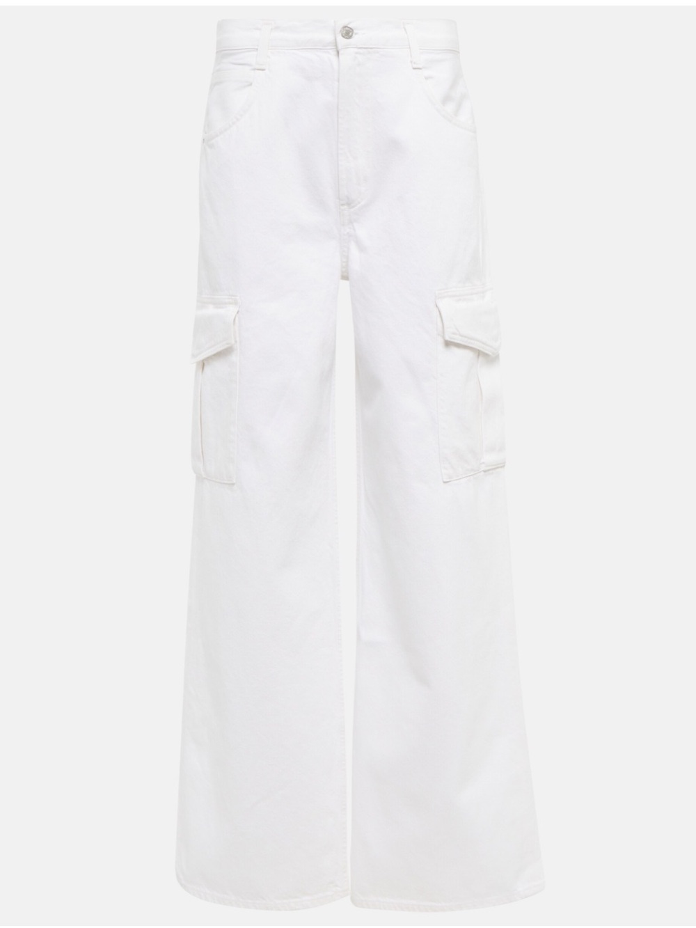 AGOLDE Minka Denim Cargo Pant in White
